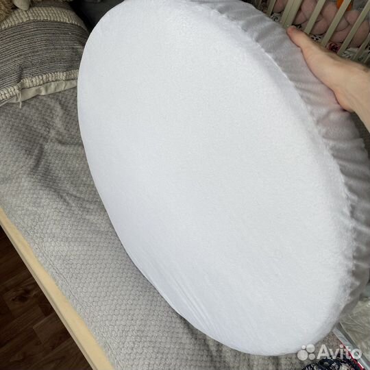 Матрас для круглой кроватки 75х75х12 см
