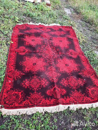 Палас. Толстый большой. Германия 70-80