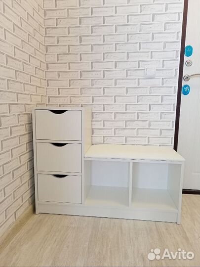 Тумба для обуви белая