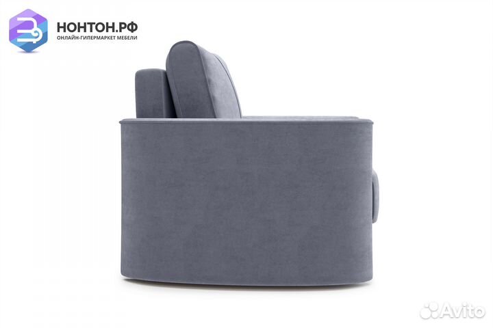 Кресло еврокнижка Колибри темно-серое