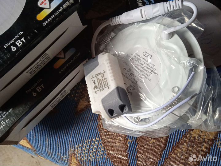 Светильники светодиодные встраиваемые