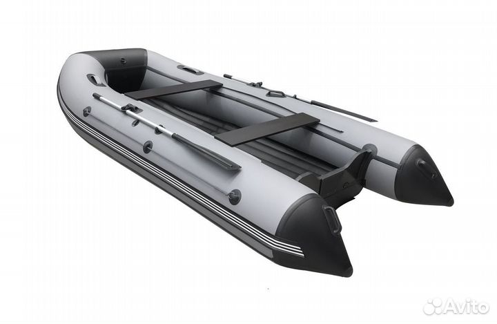 Лодка orca 420 нд серая