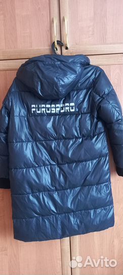 Пуховик на мальчика 158