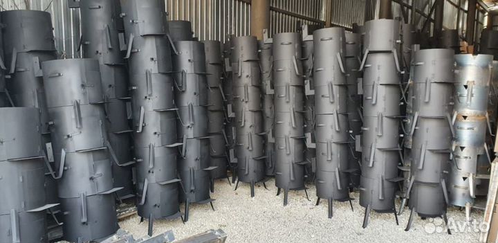 Печи под казан от 8 до 30 литров с трубой и без