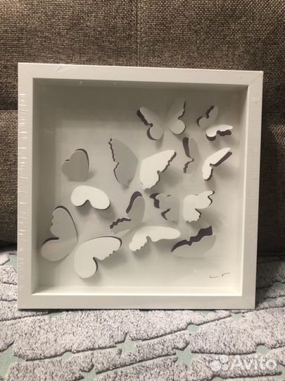 Панно с бабочками IKEA Olunda