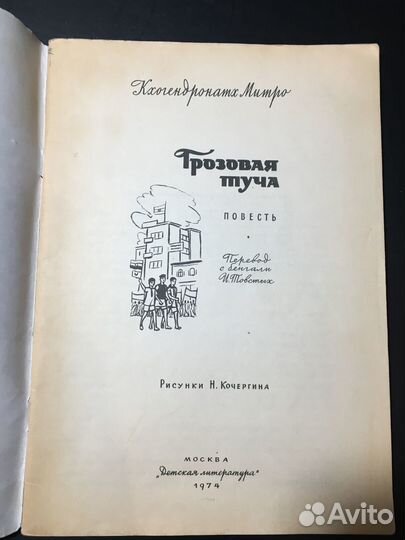 Грозовая туча, Митро, 1974 худ. Кочергин