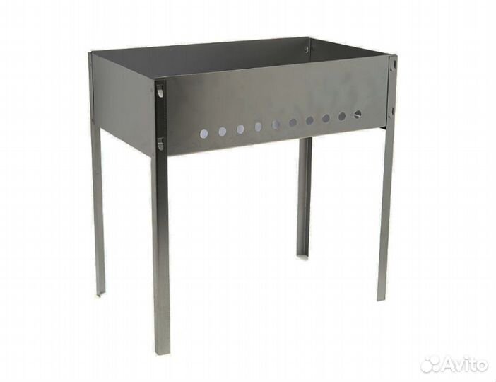 Мангал метиз стандарт 50х30х50 см, сталь 0,8 мм