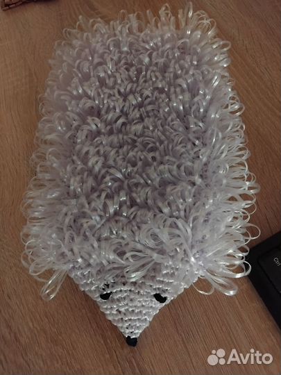 Мочалка-ёжик ручной работы