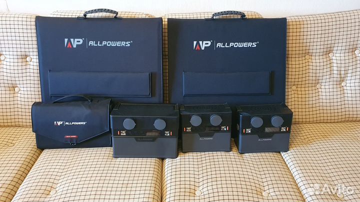 Зарядная станция Allpowers и солнечная панель