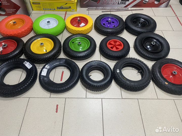 Колесо для садовой тачки