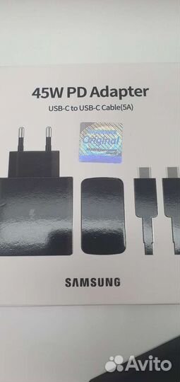 Зарядное устройство Samsung USB-C 45W PD Adapter