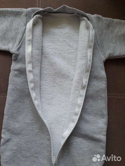 Конверт на молнии на флисе