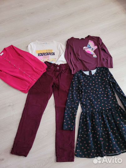 Пакет вещей для девочки р.140