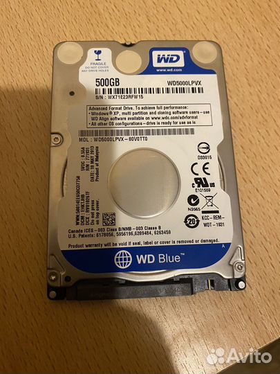 Жесткие диски 500 и 320