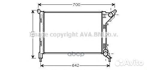 Радиатор охлаждения BMW BW2310 Ava
