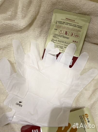 Тканевая маска для рук/ маска перчатки для рук