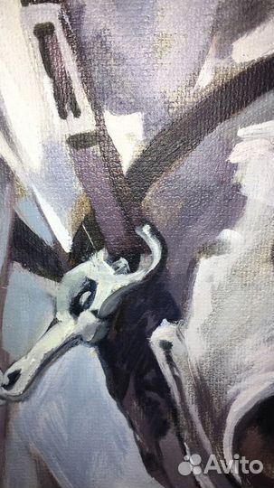 Картина «Лошадь» холст масло 50х40