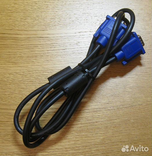 Кабель для монитора VGA D-Sub на D-Sub (папа-папа)