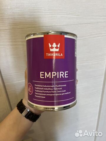 Краска tikkurila empire алкидная для мебели