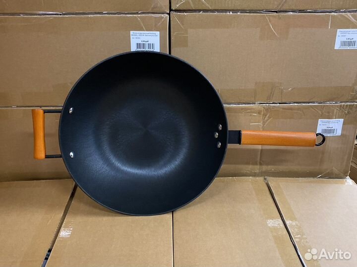 Чугунная сковорода вок