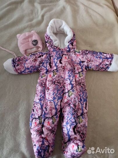 Зимний комбинезон для девочки