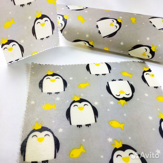 Восковая салфетка Пингвины S