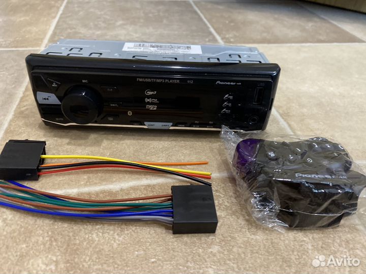 Магнитола pioneer с блютусом новый