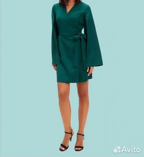 Платье женское, зелёное, на праздник, размер М