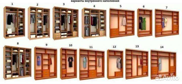 Шкаф купе зеркальный