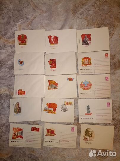 Почтовые конверты СССР