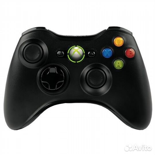 Геймпад Xbox 360, чёрный