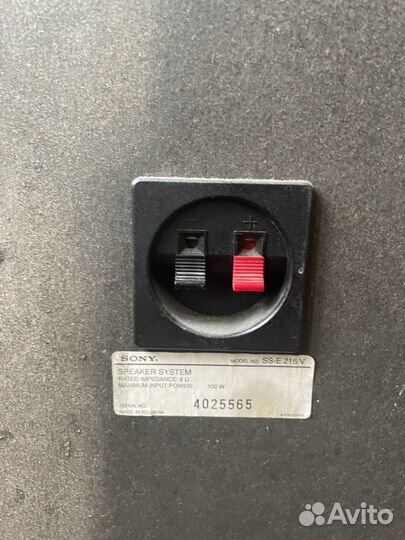 Sony Receiver + CD + Дека кассетная + колонки