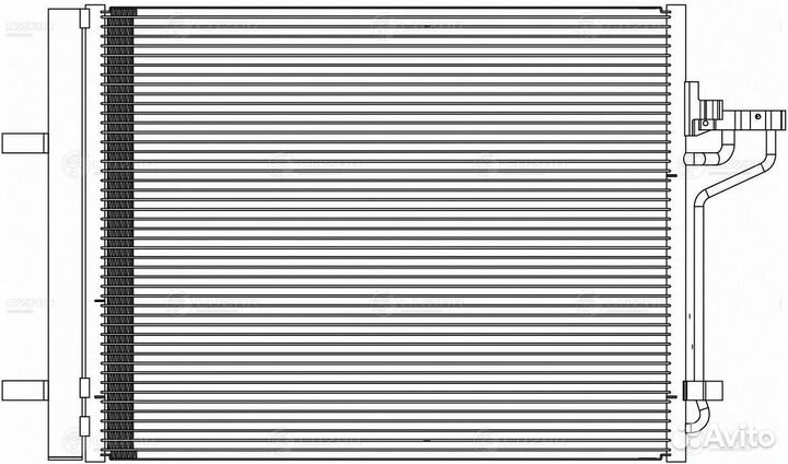 Радиатор кондиц. для а/м Ford Kuga (12) 1.6T/2.0TD