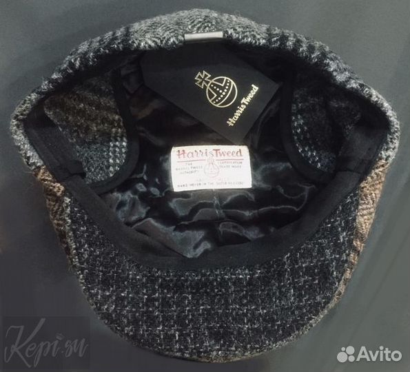Кепка хулиганка твид Harris Tweed новая