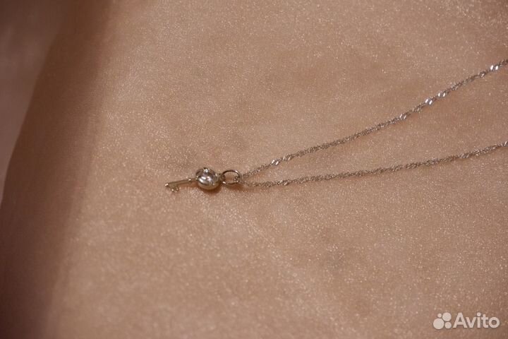 Цепочка серебро с ценником