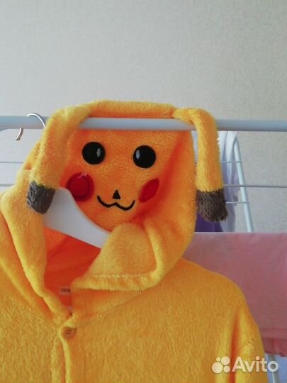 Кигуруми Пикачу рост 116-140