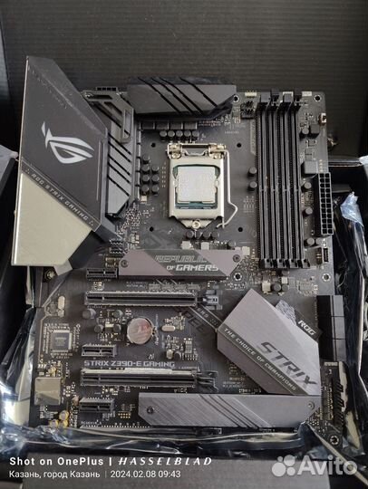 Материнская плата Asus ROG strix lga 1151 v2 z390