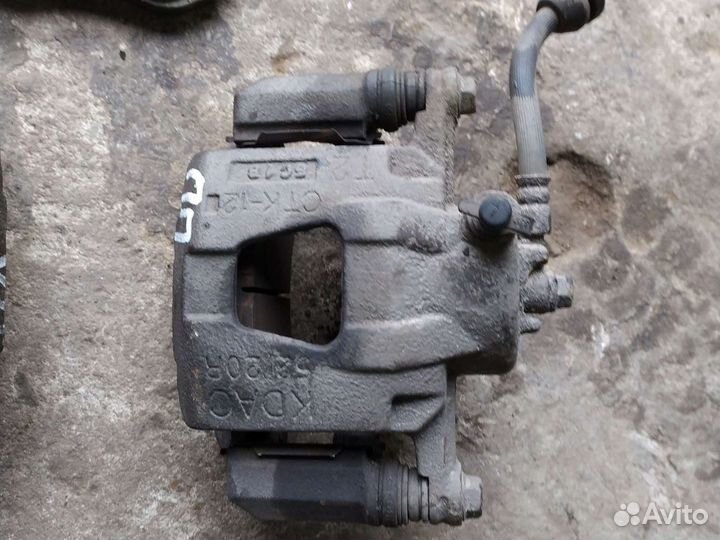 Передние тормозные суппорта chevrolet aveo т200