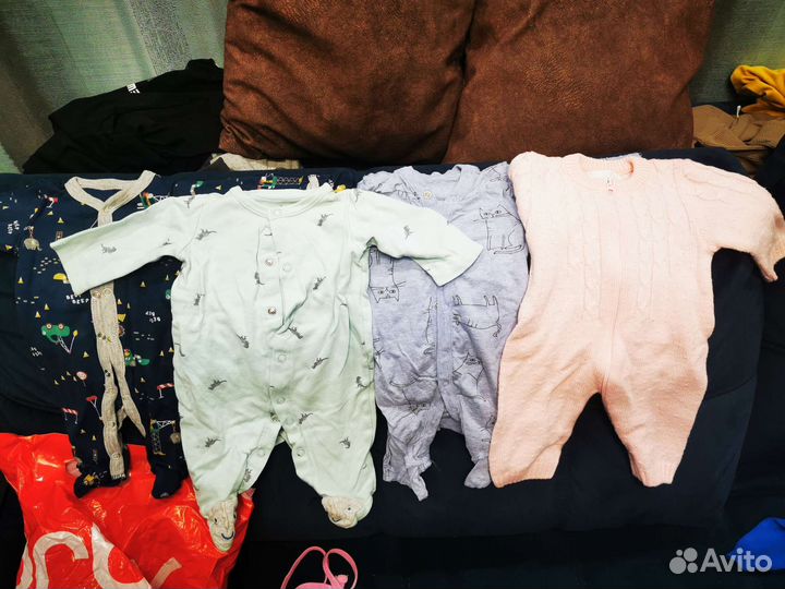 Детские вещи пакетом от 0 до года