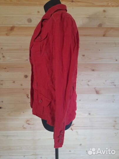 Куртка жакет лён винтаж 48-50 р Anne L