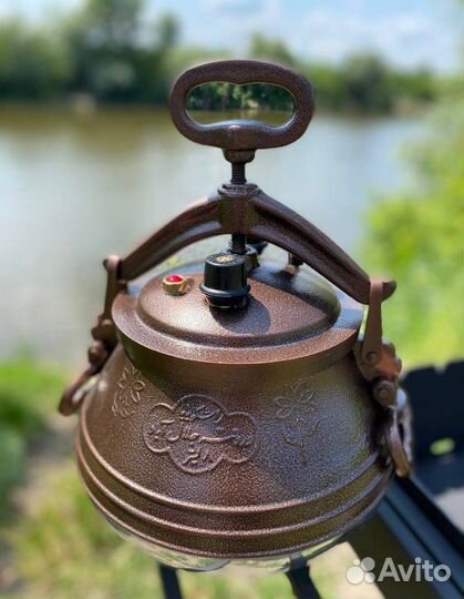 Комплект казан чугунный и печь