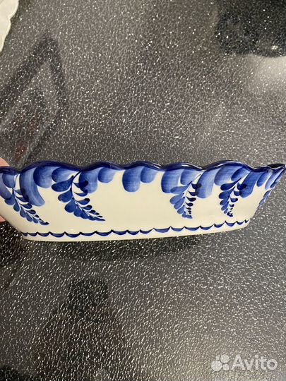 Блюдо гжель