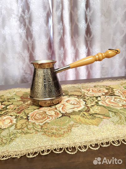 Турка для кофе медная