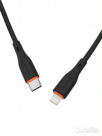 Кабель Type-C-Lightning iPad 27W 1м Чёрный