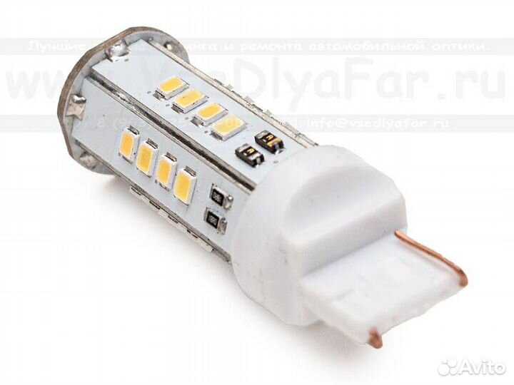 Светодиодная лампа T20-1200 5000К W21W, 24х0,5Вт