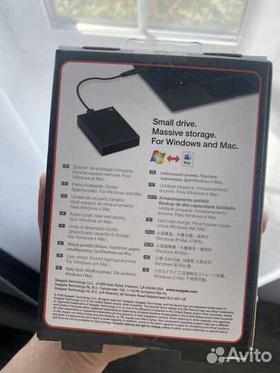 Новый внешний жесткий диск Seagate One Touch