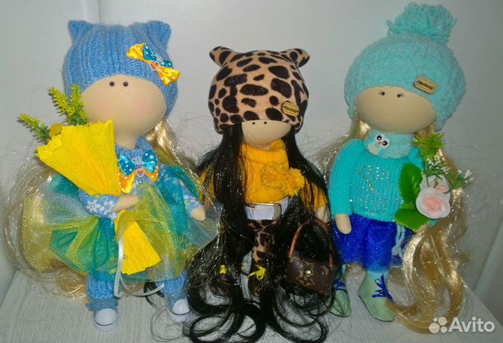 Куклы текстильные ручной работы
