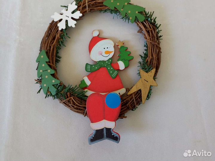 Украшение новогоднее Снеговик Голландия