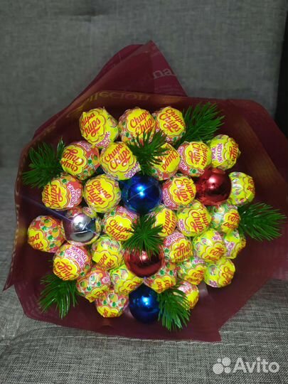 Букет из чупа чупсов
