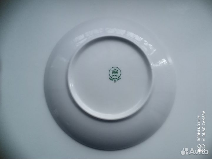 Тарелка декоративная рыбы. ГДР, 1960-80-е гг. Кахл